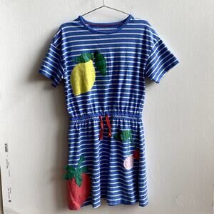 Mini Boden Fruit Applique Dress 9-10Y